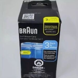 Braun 3in1 Shaver Care! 3Pack! NEW!